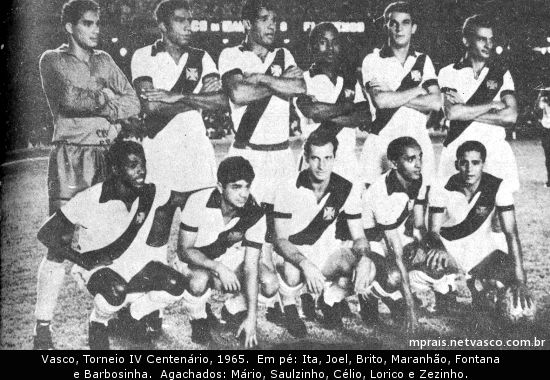 Vasco campeão do Torneio IV Centenário do Rio (1965)