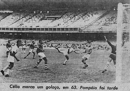 Gol de Célio contra o América no Carioca de 1963