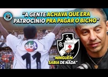 Euller recorda a trajetória do logo do SBT na camisa do Vasco; assista ao vídeo