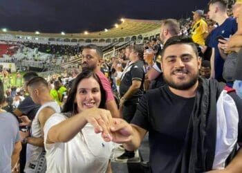 Palmeirenses ficam noivos em São Januário