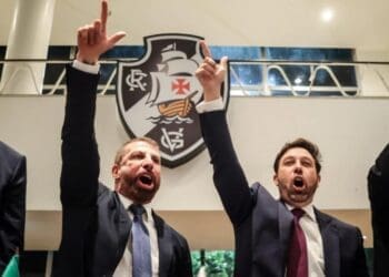 Pedrinho e Alan Belaciano na Sede Náutica da Lagoa