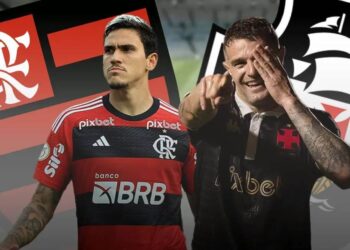 Pedro e Vegetti, atacantes de Flamengo e Vasco