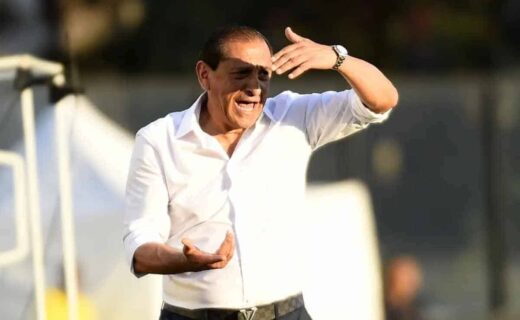 Ramón Díaz durante Vasco x Grêmio