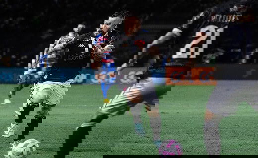 Rossi em campo contra o Fortaleza