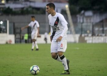 Thiago Galhardo em ação pelo Vasco em 2018
