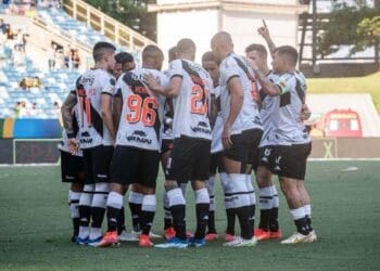 Time do Vasco na Arena Pantanal