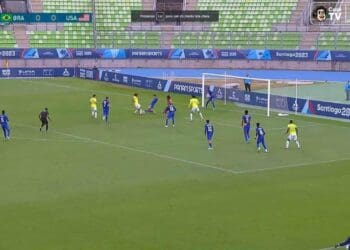 Brasil vence os EUA no Pan, com gol de Miranda